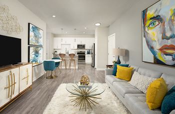Drift Town Center East wood-style flooring